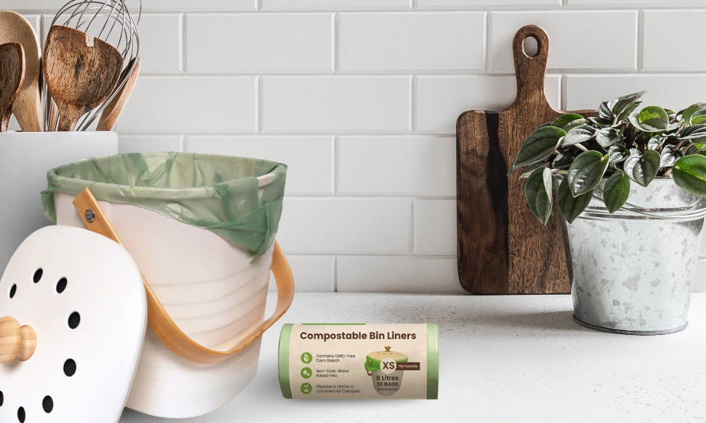 A fresh green look for your kitchen compost