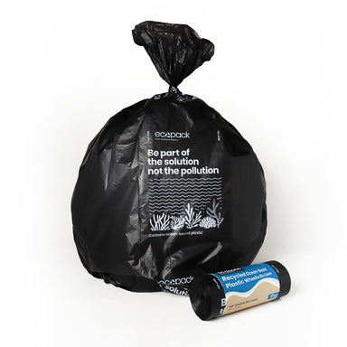 Recycled Plastic Wheelie Bin Liner Flat Top
