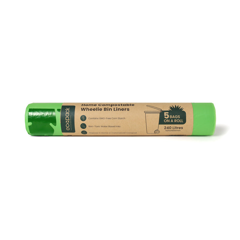 Ecopack 240L Compostable Wheelie Bin Liners