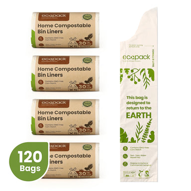 Ecopack 8L XS Compostable Bin Liners Bundle