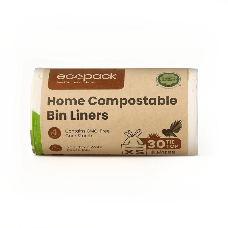 Ecopack 8L XS Compostable Bin Liner Roll