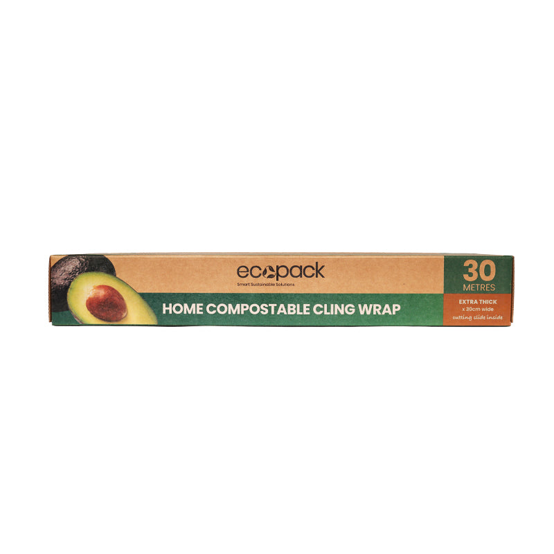 Ecopack Home Compostable Cling Wrap (1 box/30m)