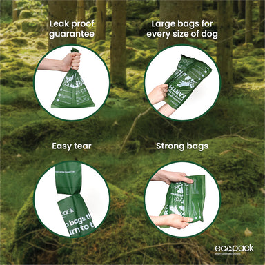 Ecopack Compostable Dog Poop Bags features