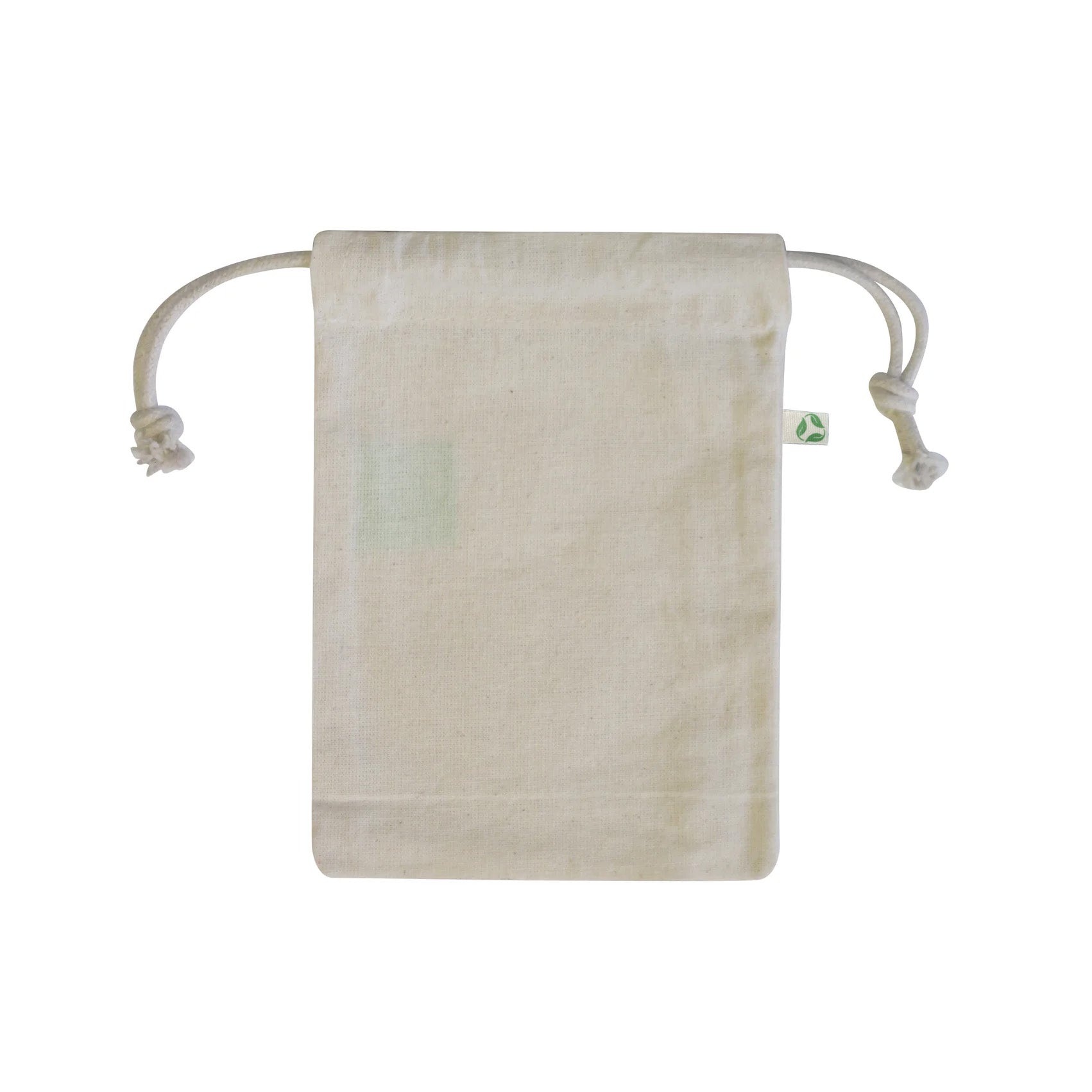 Ecobags Small Natural Calico Drawstring Bag