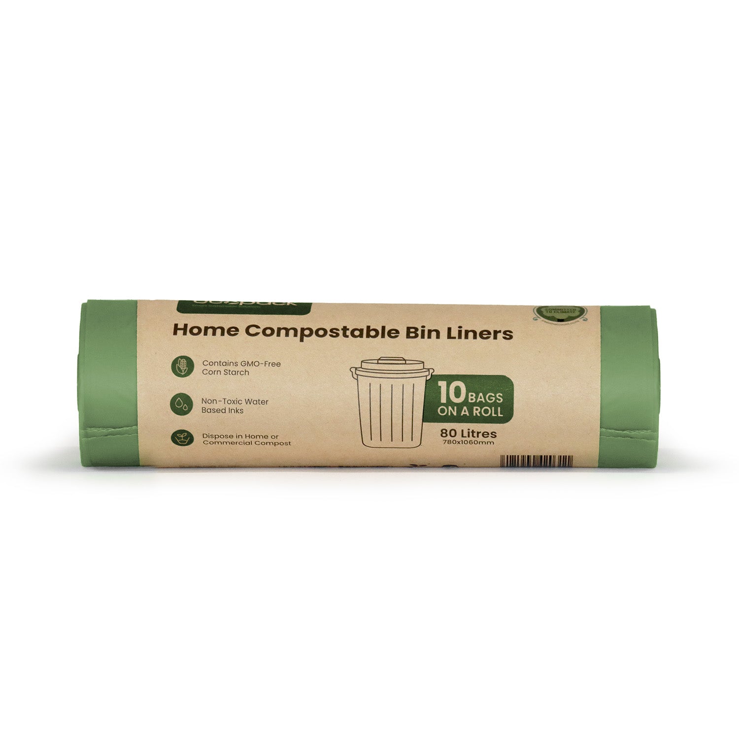 Ecopack Compostable 80L Bin Liners