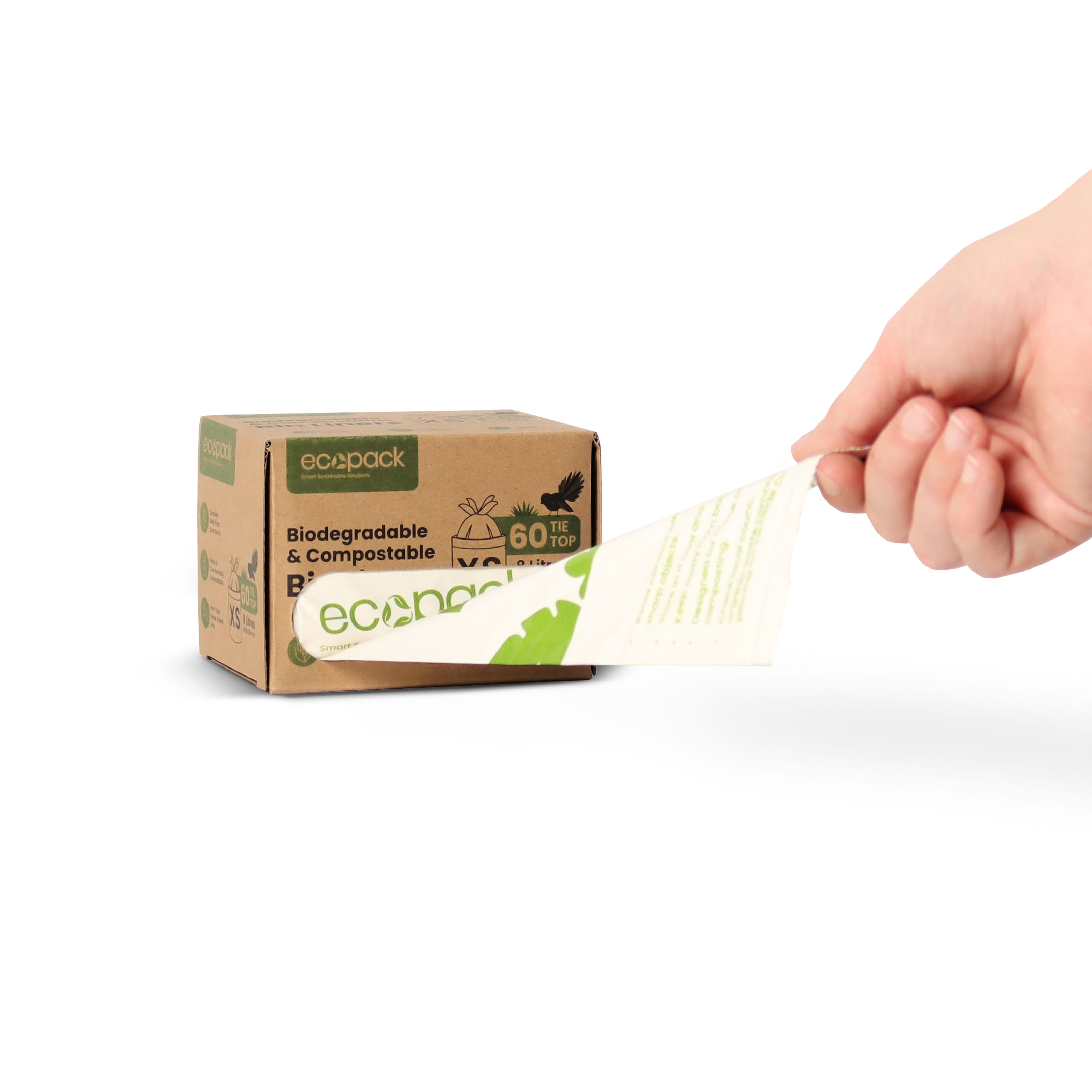 ED4408 8L Compostable Caddy Liners - Box of 60