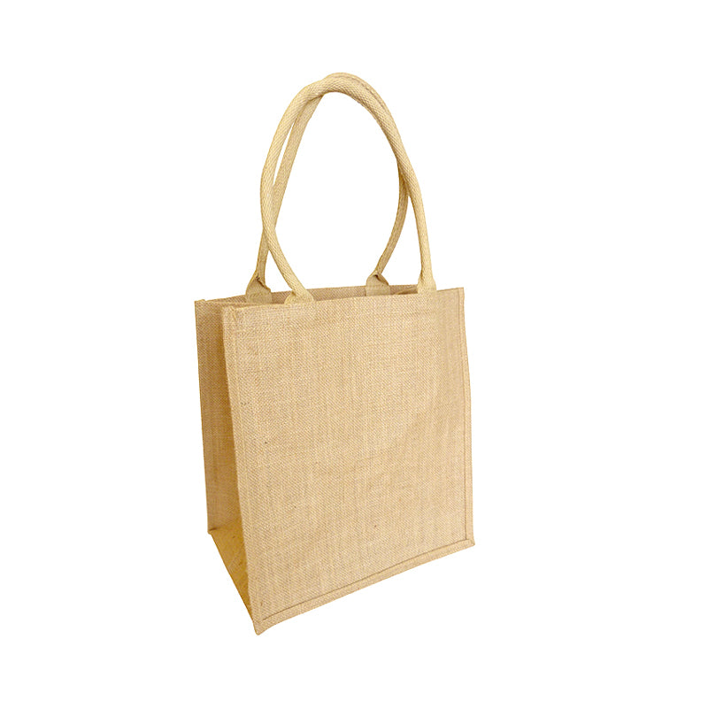 EJ-209 Natural Jute Reusable Grocery Bag