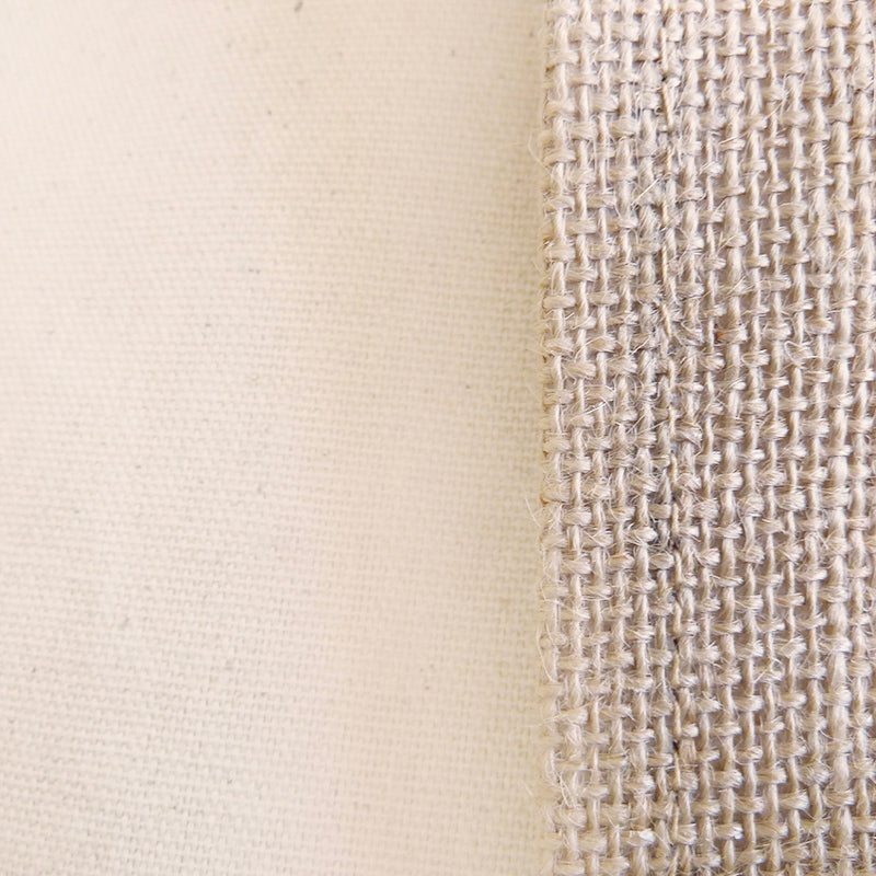 Ecobags Jute/Canvas Combo Tote Bag