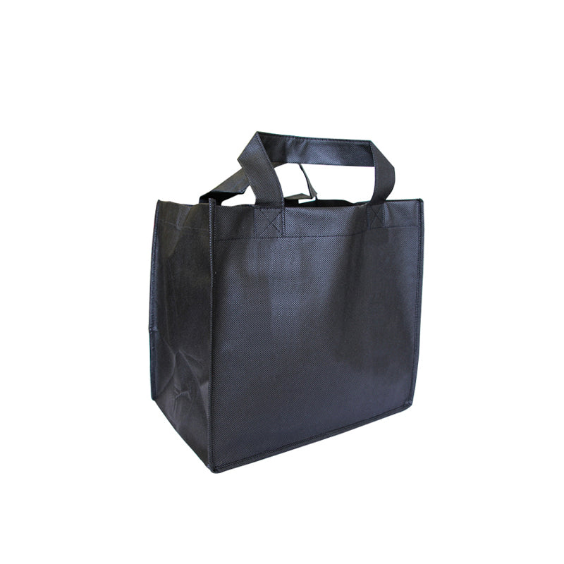 ENW-115 Non-Woven Small Grocery Bag with Extra Wide Gusset