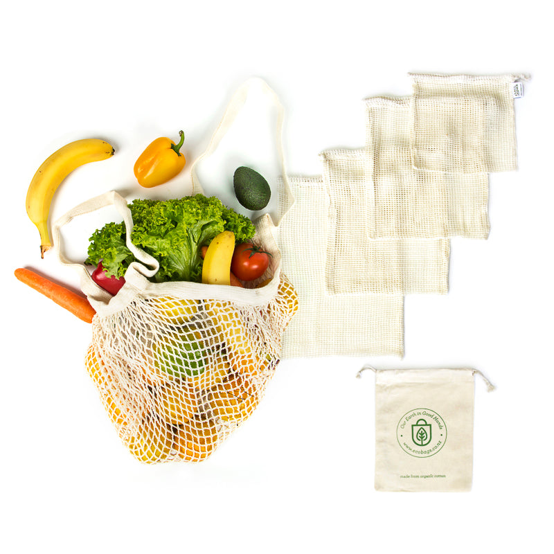 Ecopack Zero Waste Grocery Set (1 Pack/6 Bags)