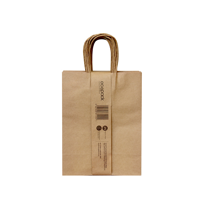 EP-TH01 Small Twisted Handle Paper Bags - Set of 25