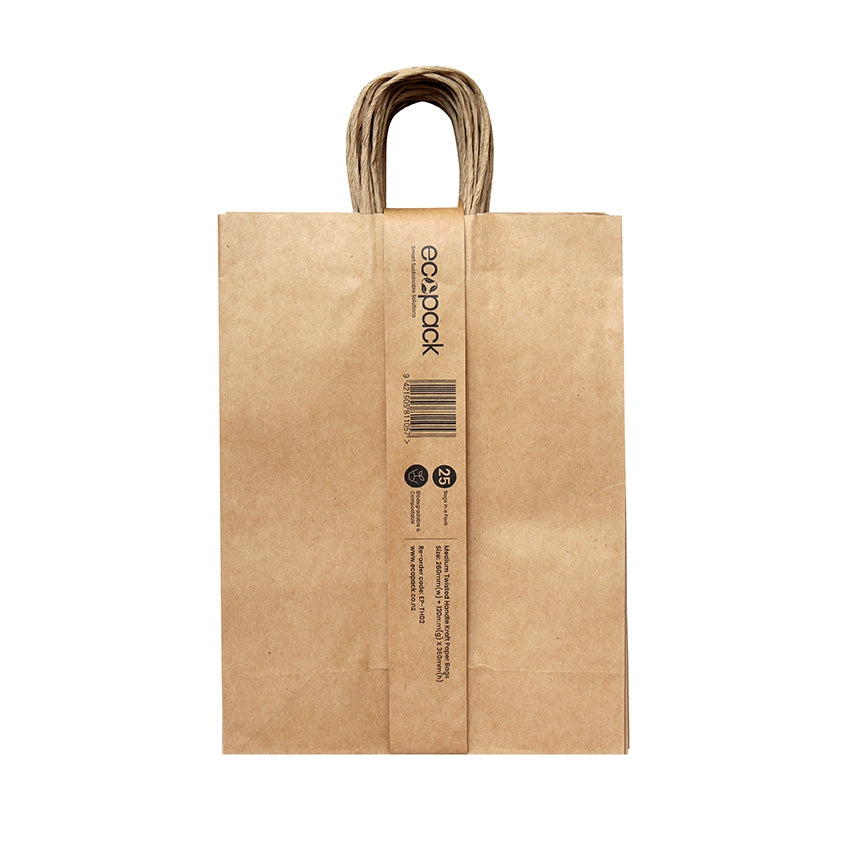 EP-TH02 Medium Twisted Handle Paper Bags - Set of 25