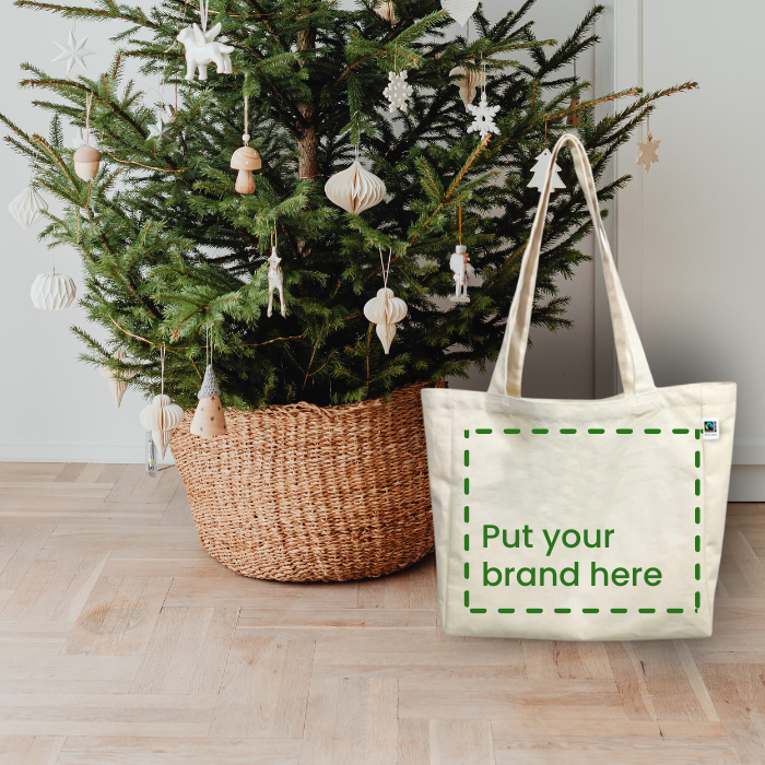 Stand out this Christmas with custom branded tote bags