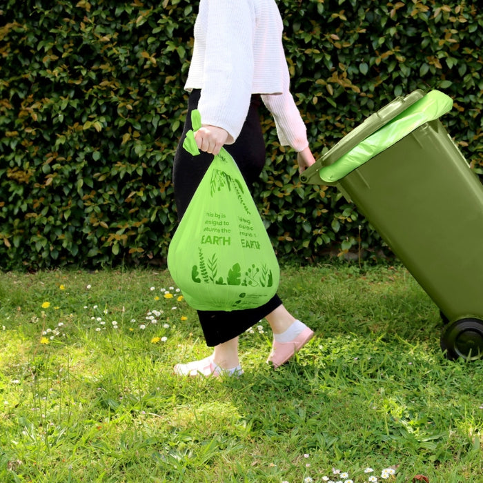 Large compostable bin liners are going green!