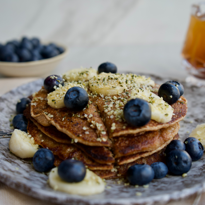 Plant based pancakes don't have to be plain!