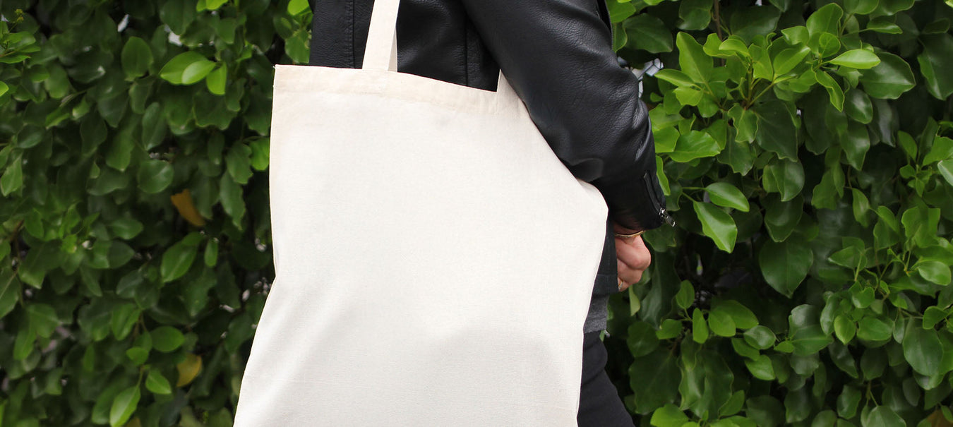 Calico lightweight cotton tote bags
