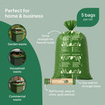 Ecopack 120L Compostable Wheelie Bin Liners Features