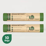 Ecopack 140L Wheelie Green Compostable Bin Liners 2 Rolls Bundle