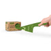 Pulling a bag from Ecopack 18L compostable bin liners with tie handle box