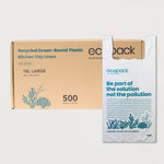 Ecopack 18l recycled plastic bin liners carton