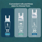 Ecopack Recycled Plastic Bin Liners with Handle Different Sizes (S)