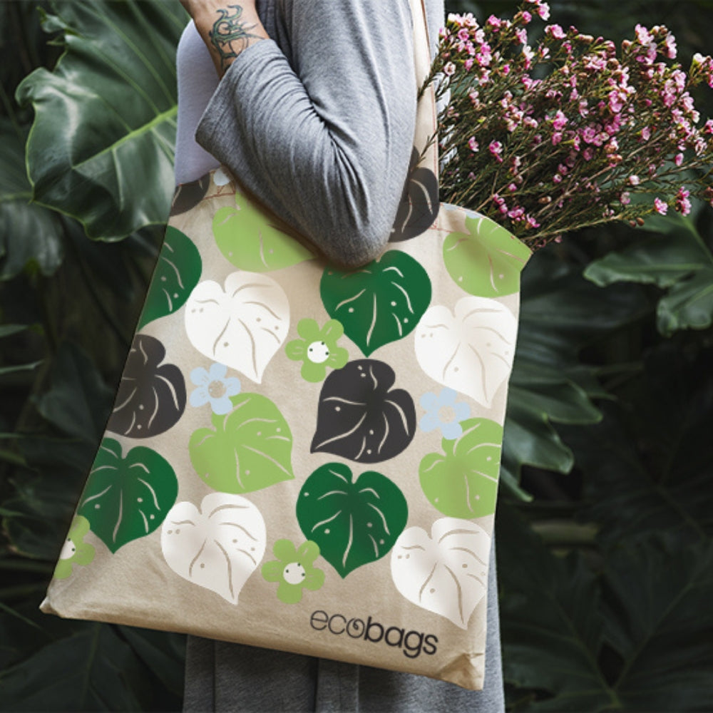 Amazon.com: Foldable Cotton Grocery Bags, Eco Bags, Reusable Shopping Bags,  100% Biodegradable, Zero Waste Home, All-Natural Canvas Tote Bags, Large  15