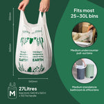 Ecopack 27L Compostable Bin Liners Roll Bag Size