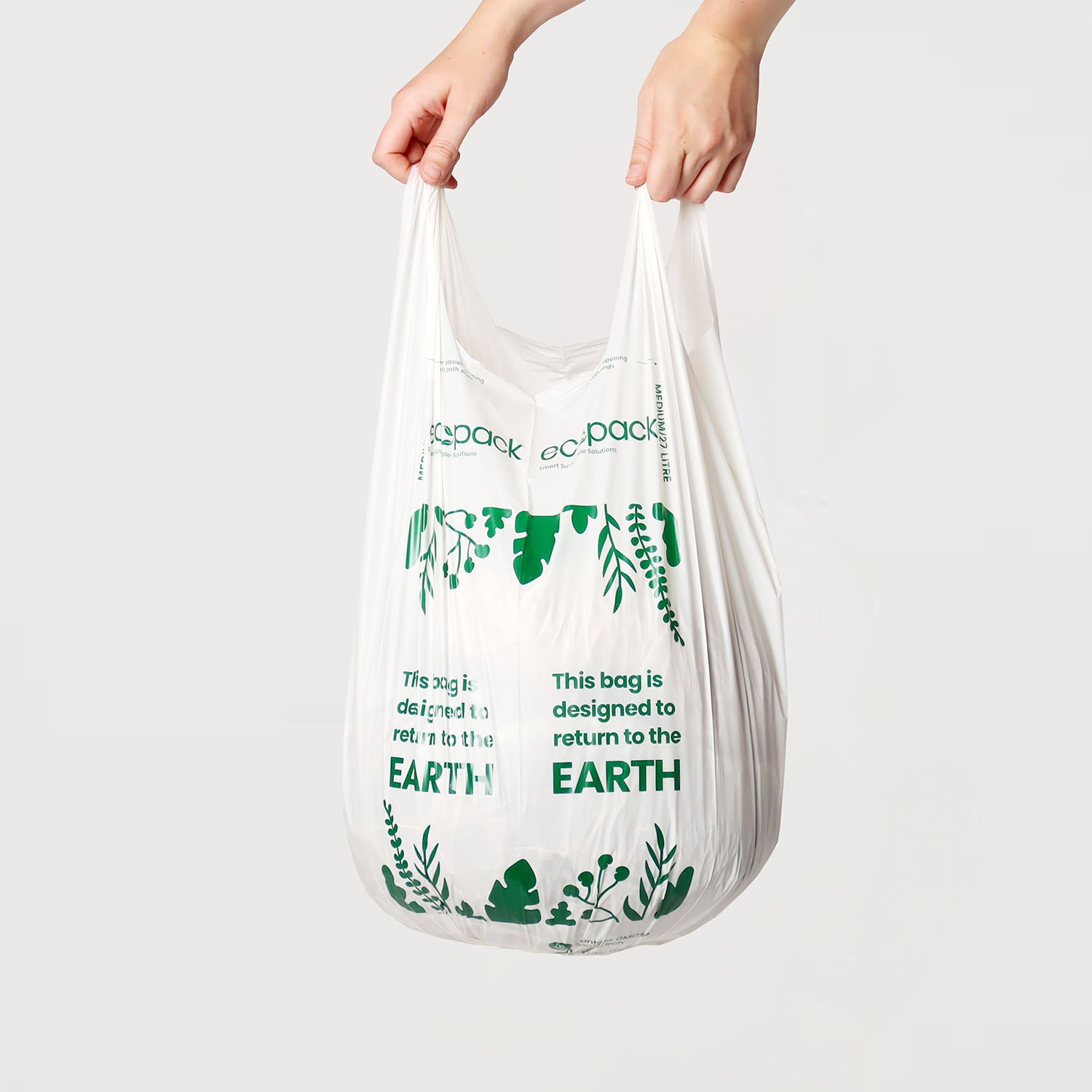 Ecopack 27L Compostable Bin Liners Bag