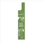 Ecopack 27L compostable green bin liner with tie handle bag laid flat