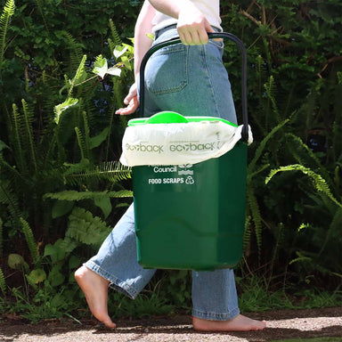 Large Compostable Bin Liner in council bin