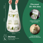 Ecopack 36L Compostable Bin Liners Roll Bag Size