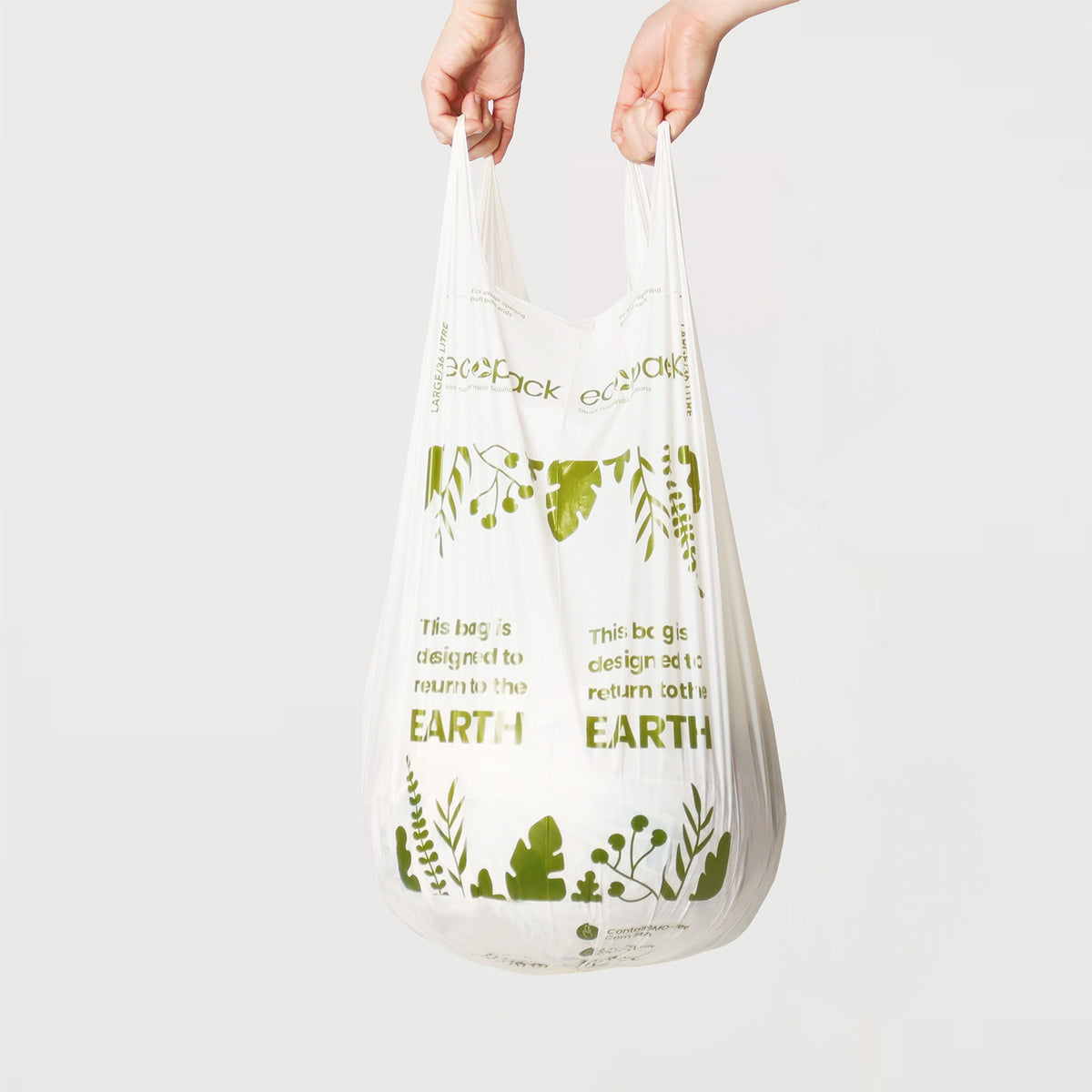 Ecopack 36L Compostable Bin Liners Bag