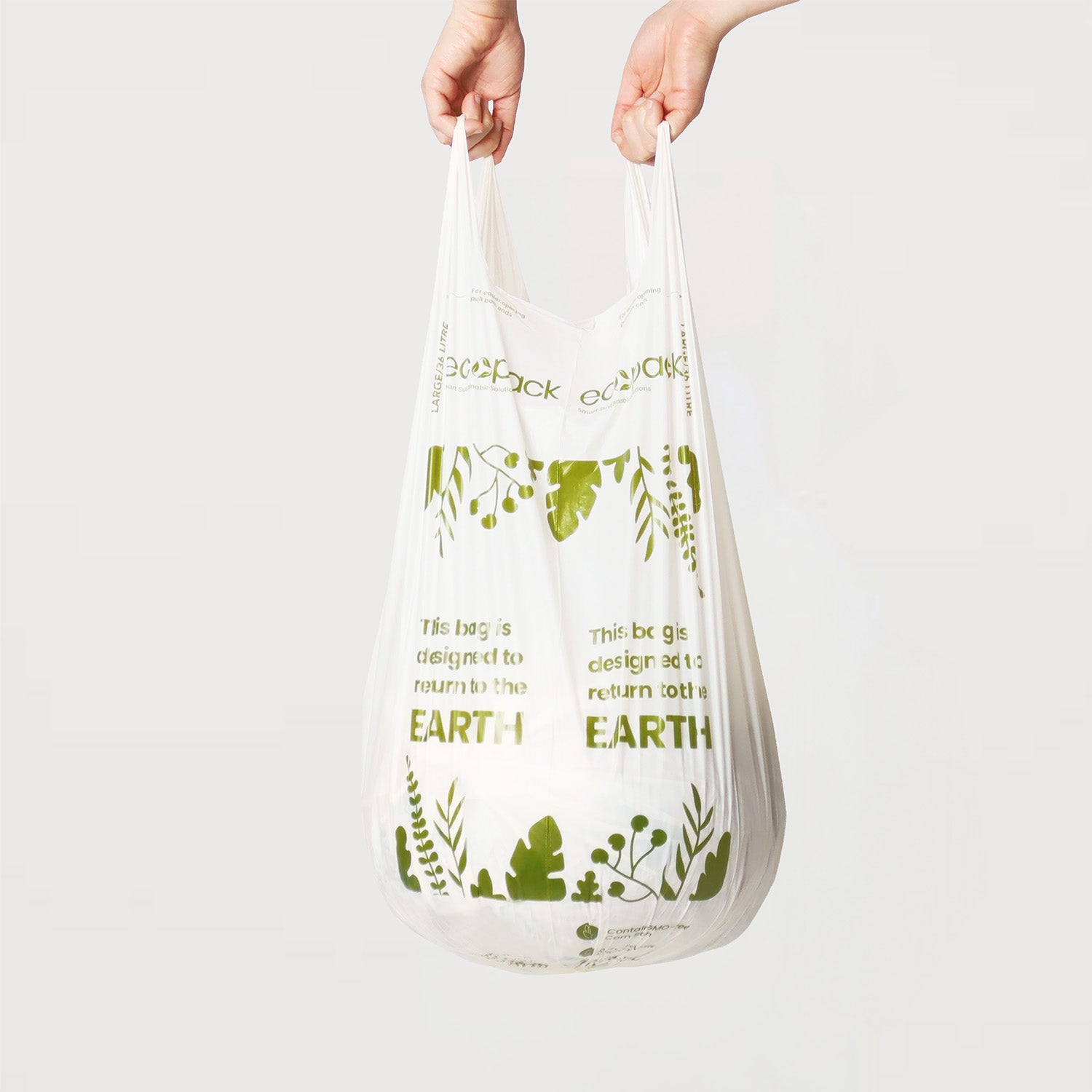 Ecopack 36L Compostable Bin Liners Bag