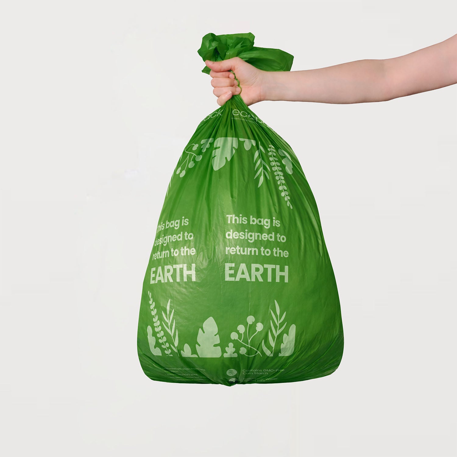 Ecopack 50L Green Compostable Bin Liners 