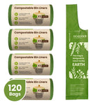 Ecopack Compostable Bin Liners 4 Rolls Bundle 