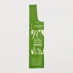 Ecopack 8L Green Compostable Bin Liners with Tie Handles Flat Bag