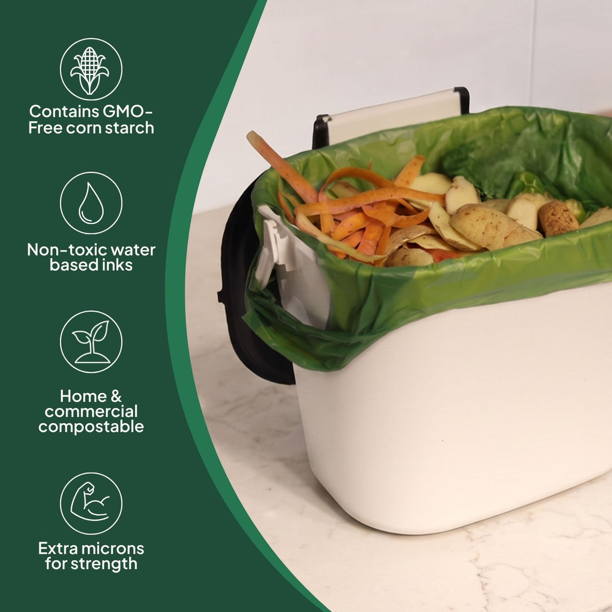 Ecopack 9L Compostable Bin Liners Overview