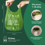 Ecopack 9L Compostable Bin Liners Size
