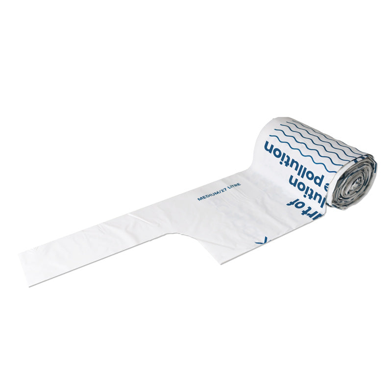 Ecopack 27L Medium Recycled Plastic Bin Liners (1 Roll/26 Bags)