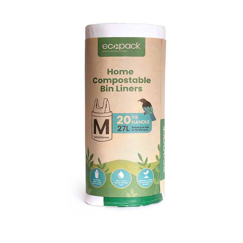 Ecopack 27L Compostable Bin Liners Roll