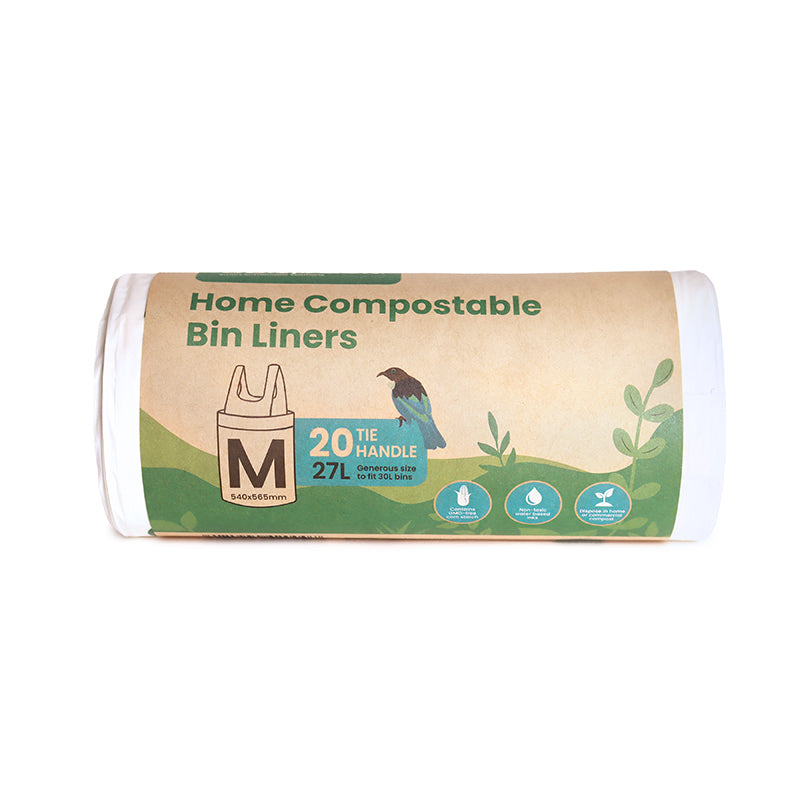 Ecopack 27L Medium Compostable Bin Liners Roll