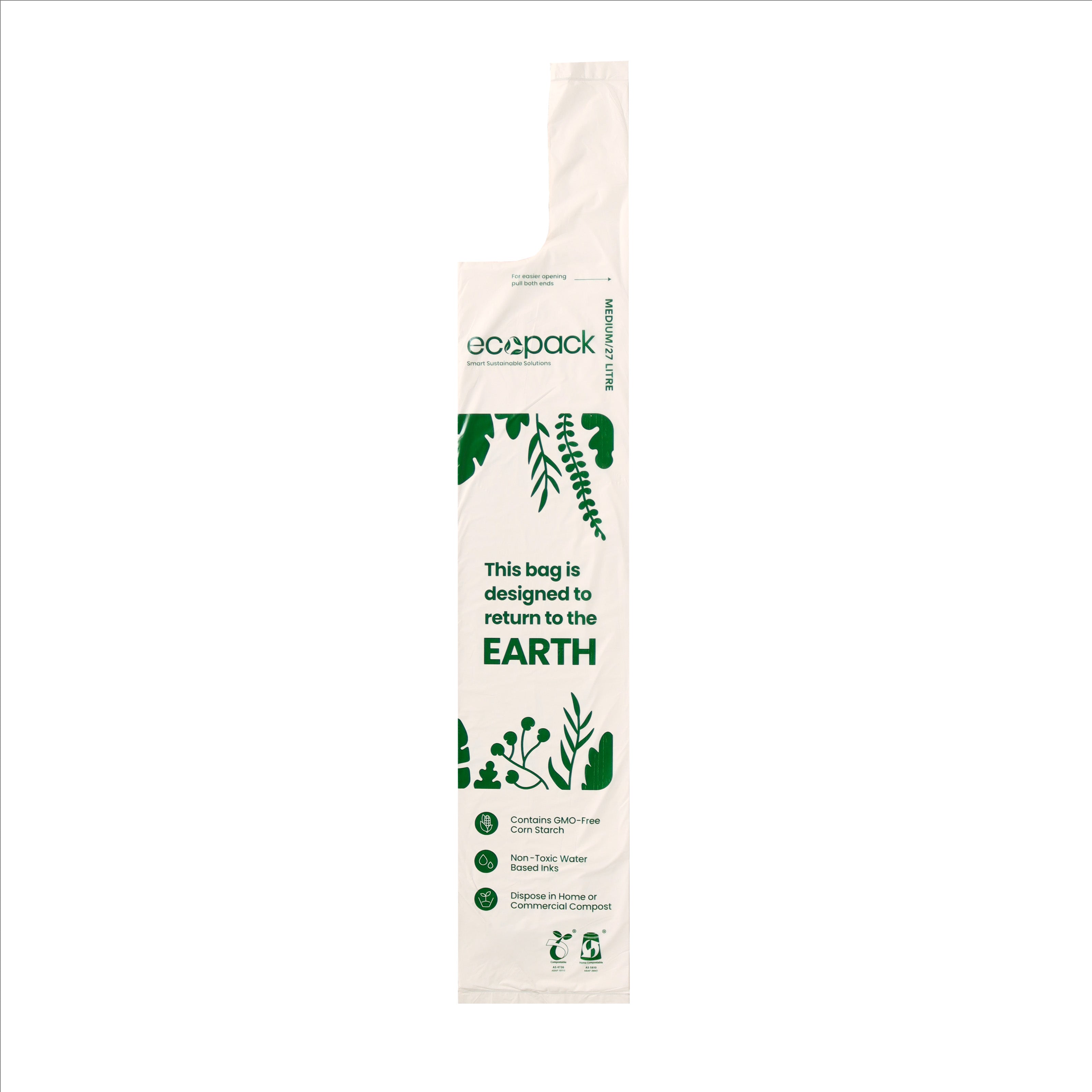 27L Medium Compostable Bin Liner Top View