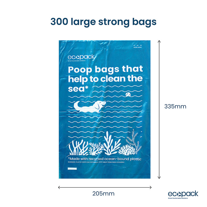 Recycled Plastic Dog Poop Bags dimensions