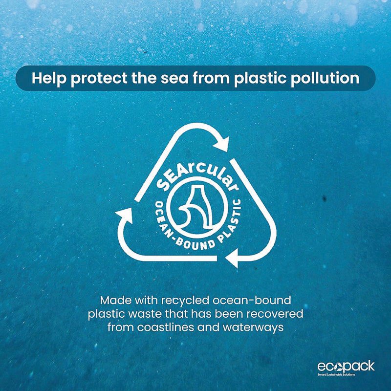 OC-90 Recycled Ocean-Bound Plastic Poop Bags - 6 Refill Rolls