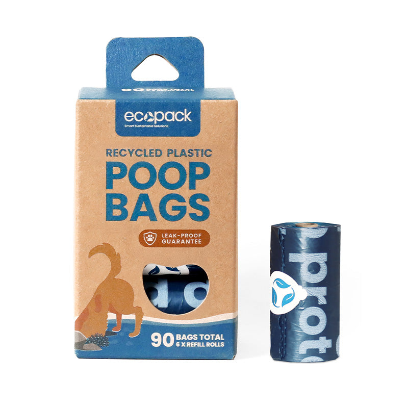 Ecopack Recycled Plastic Dog Poop Bags 