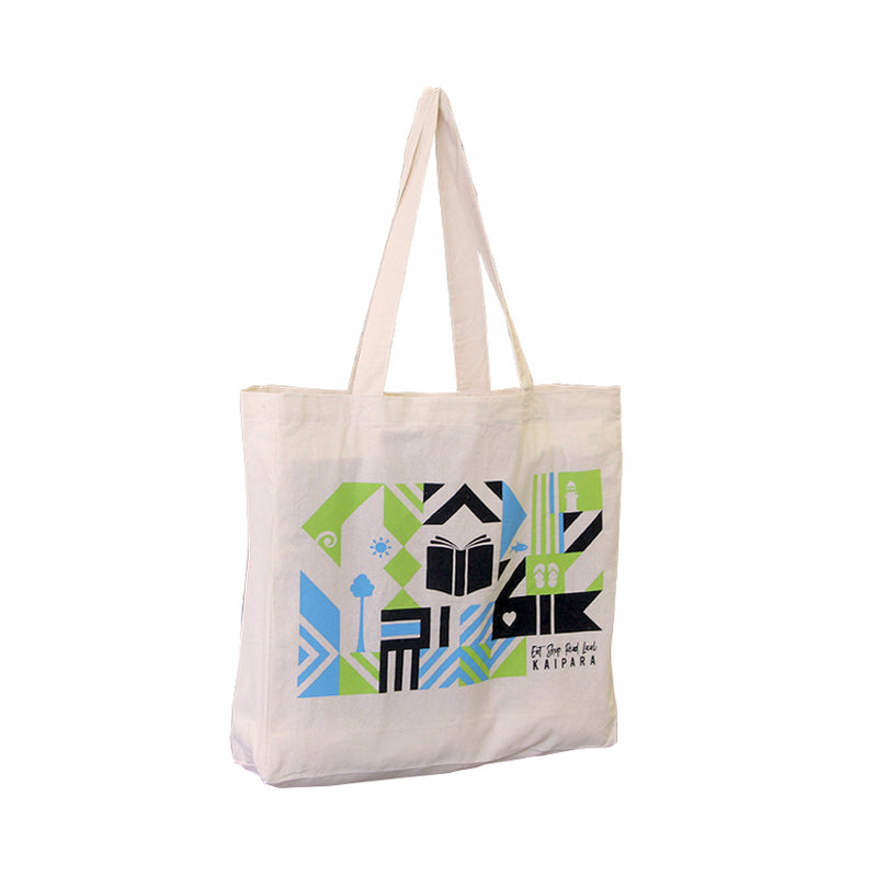 Calico Cotton Bag - Cotton Tote Bag - Calico Cotton Fabric | Ecobags NZ