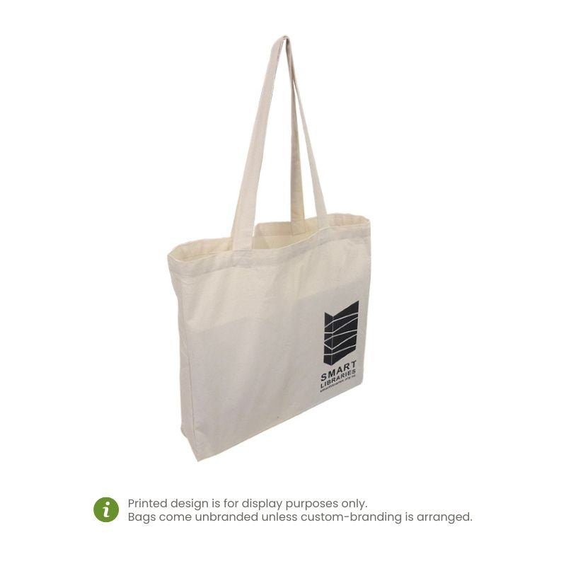 Ecobags Natural Calico Tote Bag with Gusset