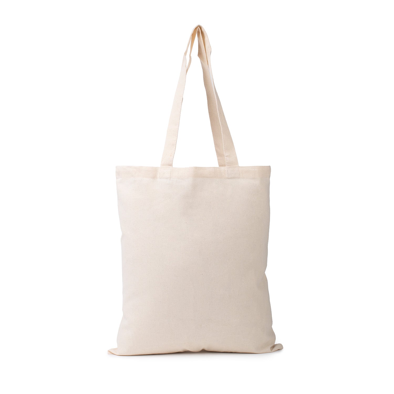 Natural Calico Cotton Reusable Tote Bag