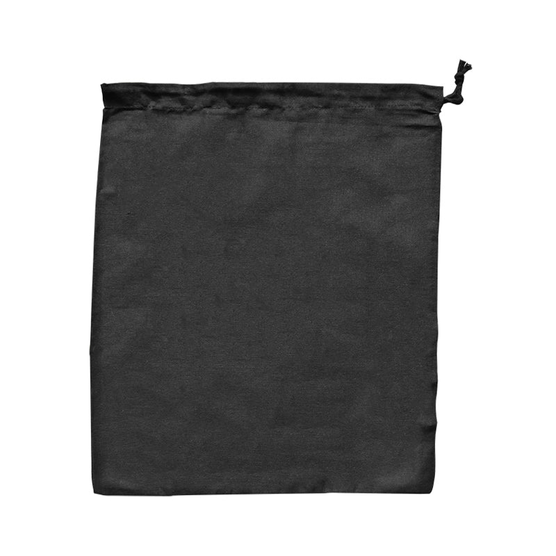 EC-06B Black Calico Drawstring Bag (Large)