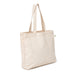 Natural organic fairtrade calico cotton tote bag